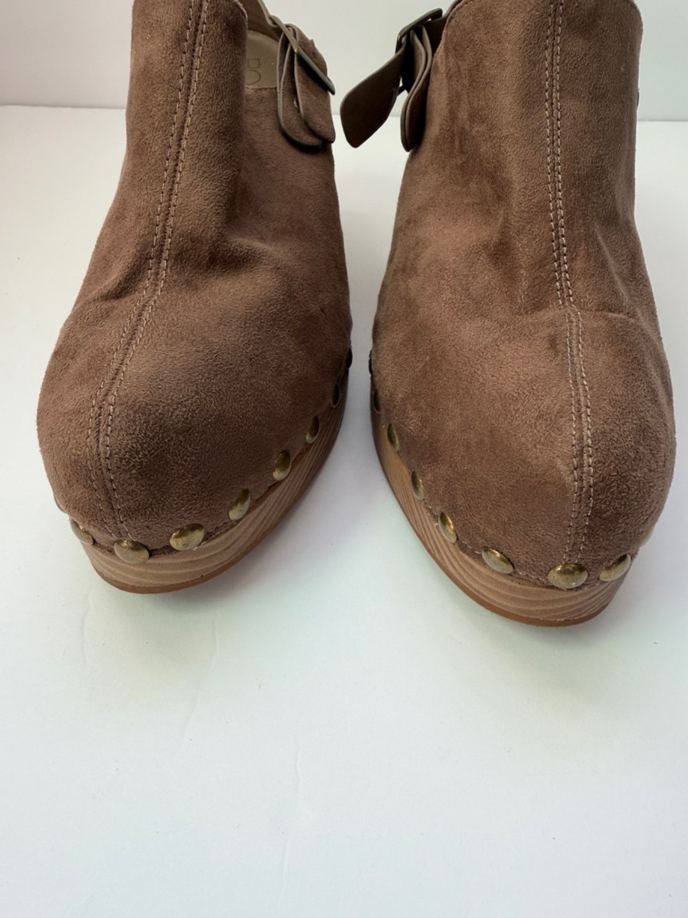 Corkys Boutique Mayra Slingback Platform Clogs Brown Studded Size 7 - Picture 6 of 11